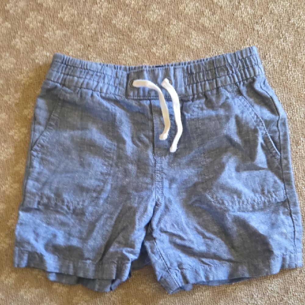 Janie and Jack Chambray Blue Kids Shorts 5